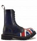 Steel Bakancs 10 Lyukú Brit Zászlomintás