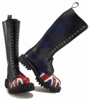 Steel Bakancs 20 Lyukú Brit Zászlomintás