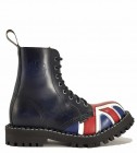 Steel Bakancs 8 Lyukú Brit Zászlomintás