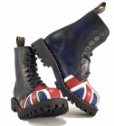 Steel Bakancs 8 Lyukú Brit Zászlomintás