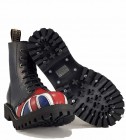 Steel Bakancs 8 Lyukú Brit Zászlomintás