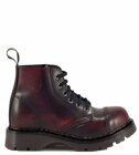 Steel Bakancs 6 Lyukú Bordó Koptatott Air
