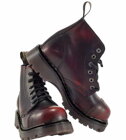 Steel Bakancs 6 Lyukú Bordó Koptatott Air