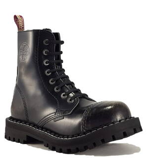 Steel Bakancs 8 Lyukú Fehér Koptatott